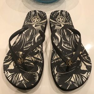 Tory Burch Flip Flips, Size 8